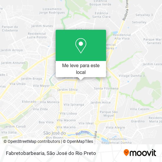 Fabretobarbearia mapa