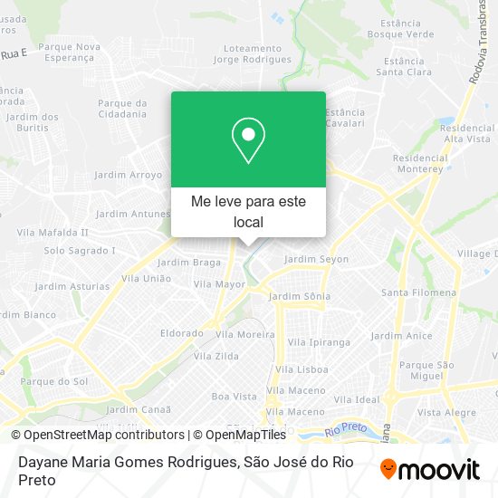 Dayane Maria Gomes Rodrigues mapa