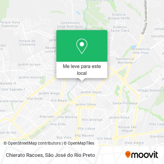 Chierato Racoes mapa