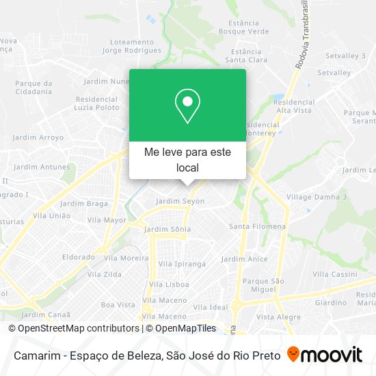 Camarim - Espaço de Beleza mapa