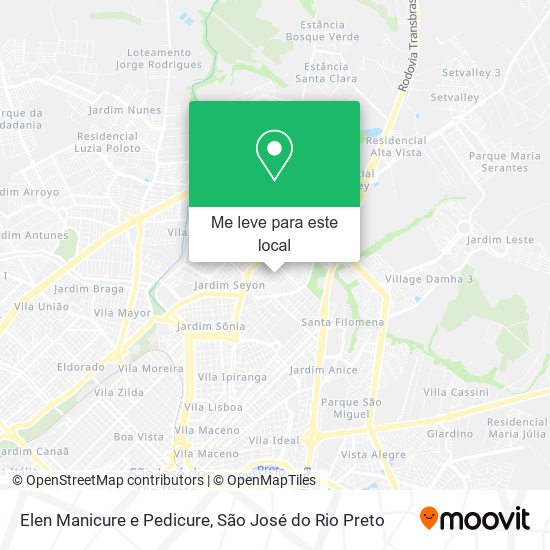 Elen Manicure e Pedicure mapa