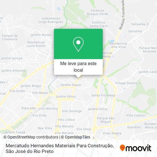 Mercatudo Hernandes Materiais Para Construção mapa