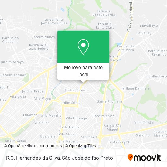 R.C. Hernandes da Silva mapa
