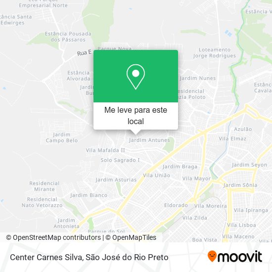 Center Carnes Silva mapa