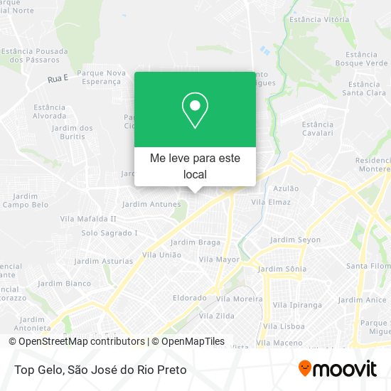 Top Gelo mapa