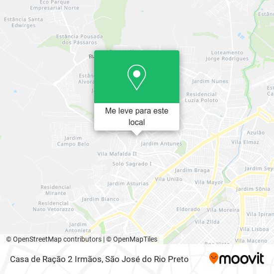 Casa de Ração 2 Irmãos mapa