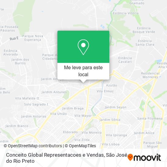 Conceito Global Representacoes e Vendas mapa