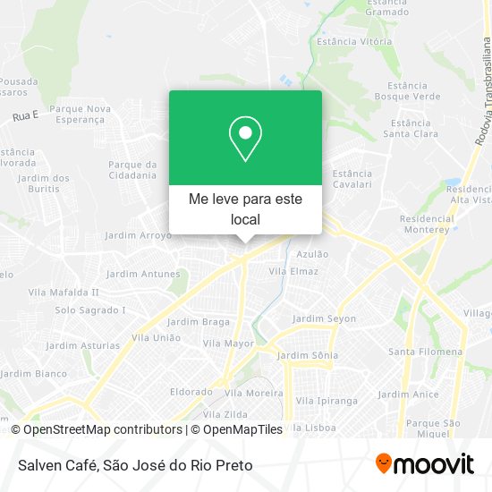 Salven Café mapa