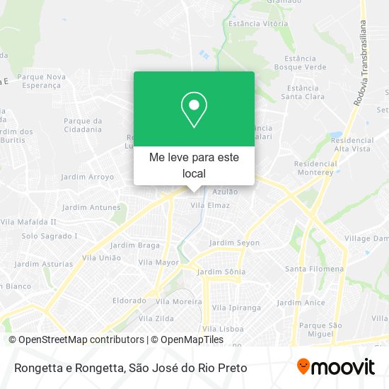 Rongetta e Rongetta mapa