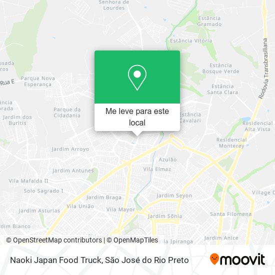 Naoki Japan Food Truck mapa