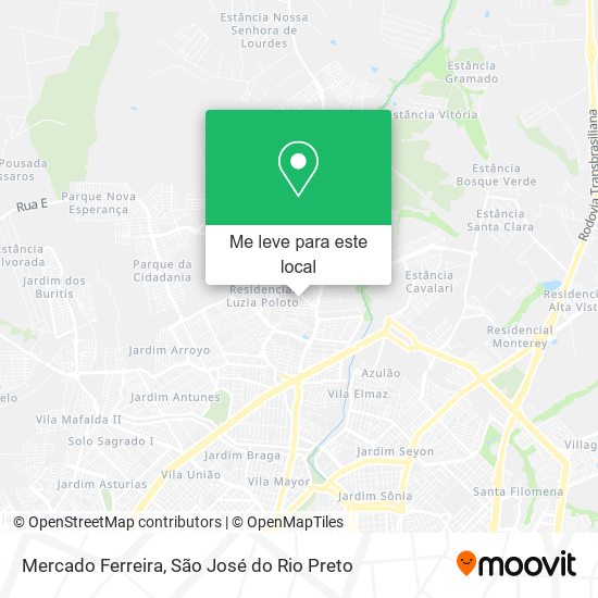 Mercado Ferreira mapa