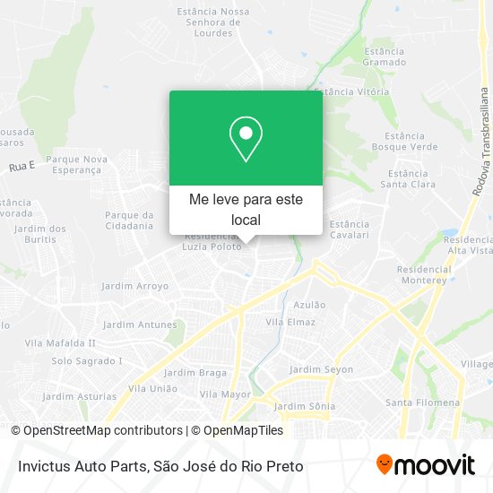 Invictus Auto Parts mapa