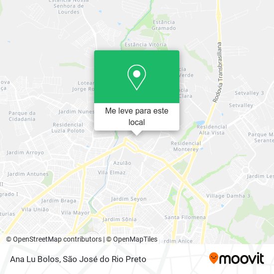 Ana Lu Bolos mapa