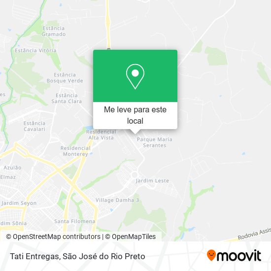 Tati Entregas mapa