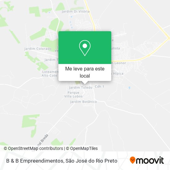 B & B Empreendimentos mapa