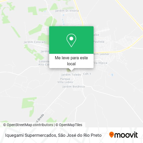 Iquegami Supermercados mapa