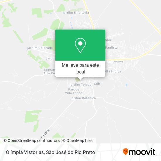 Olímpia Vistorias mapa