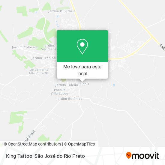 King Tattoo mapa