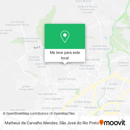Matheus de Carvalho Mendes mapa