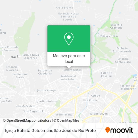 Igreja Batista Getsêmani mapa