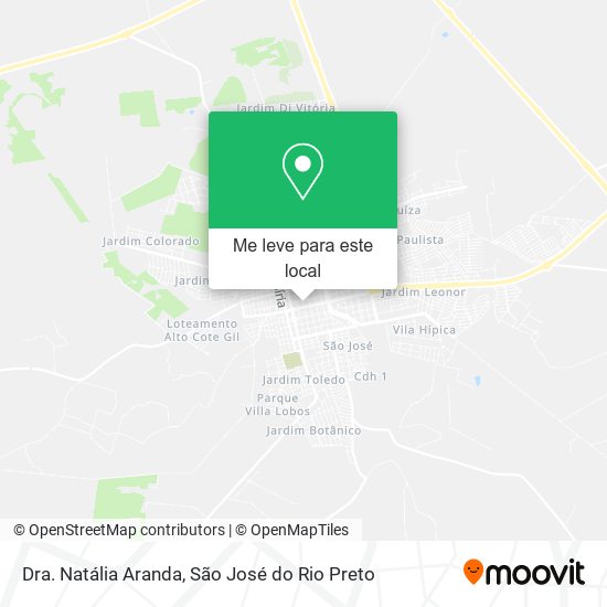 Dra. Natália Aranda mapa