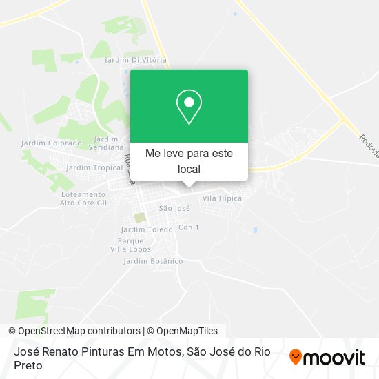 José Renato Pinturas Em Motos mapa