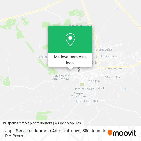 Jpp - Servicos de Apoio Administrativo mapa