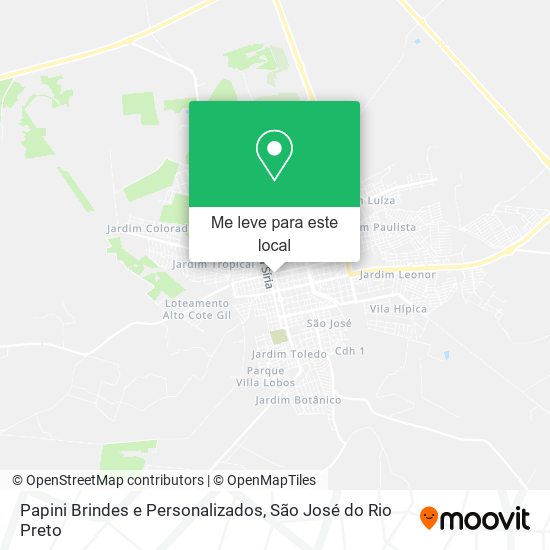 Papini Brindes e Personalizados mapa