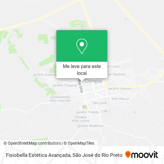 Fisiobella Estética Avançada mapa