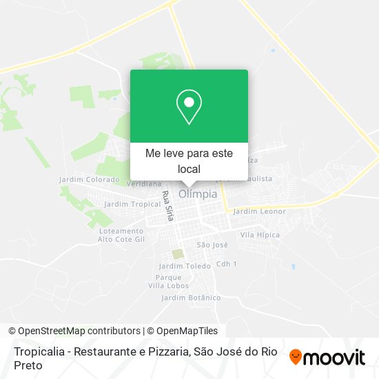 Tropicalia - Restaurante e Pizzaria mapa