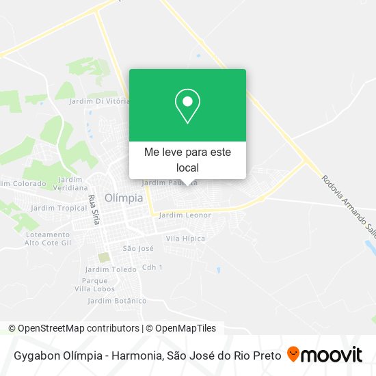 Gygabon Olímpia - Harmonia mapa