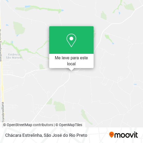 Chácara Estrelinha mapa