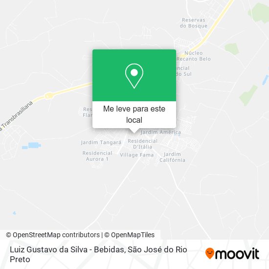Luiz Gustavo da Silva - Bebidas mapa
