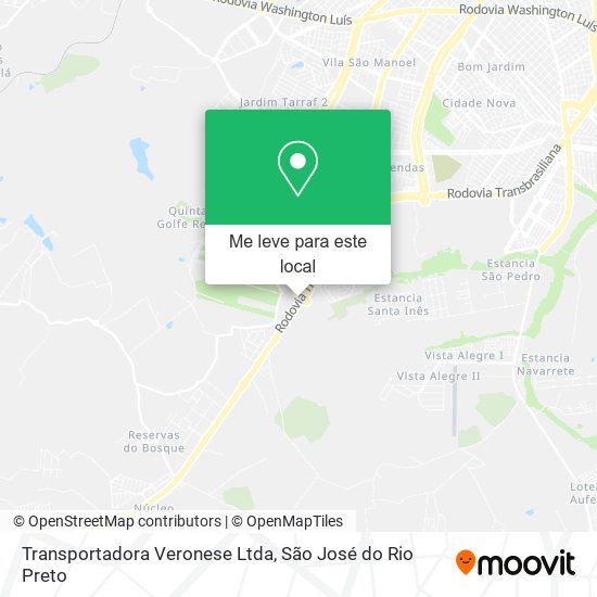 Transportadora Veronese Ltda mapa