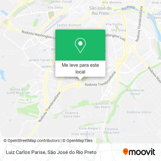Luiz Carlos Parise mapa