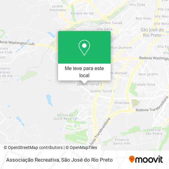 Associação Recreativa mapa