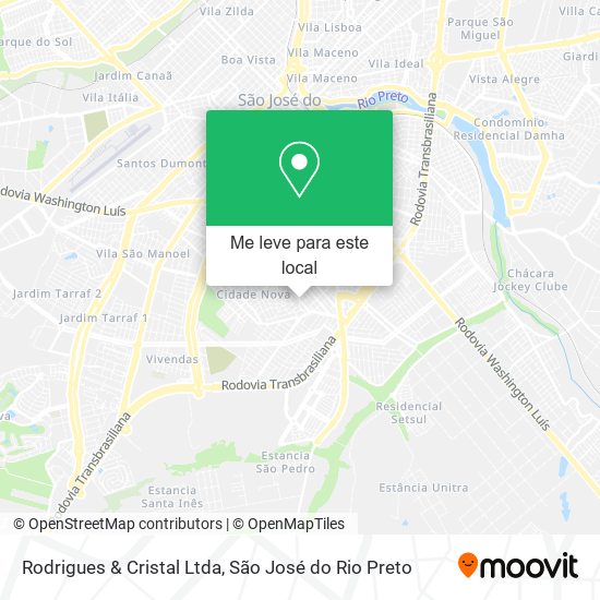 Rodrigues & Cristal Ltda mapa