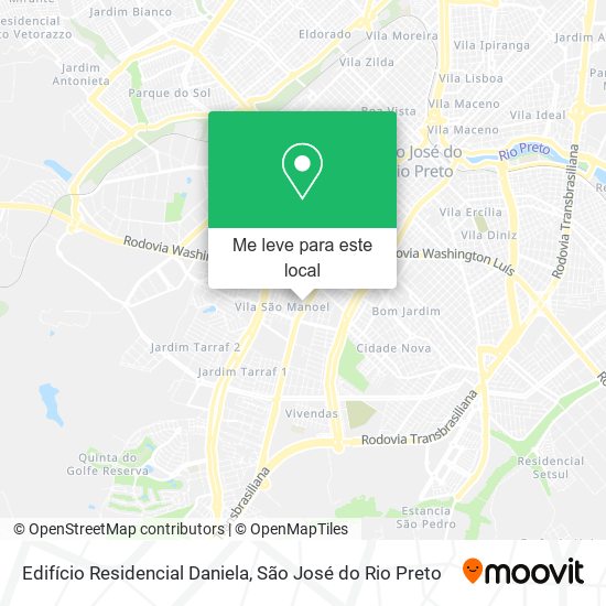 Edifício Residencial Daniela mapa