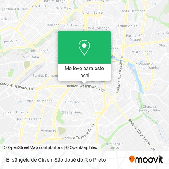 Elisângela de Oliveir mapa