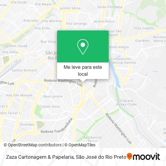Zaza Cartonagem & Papelaria mapa