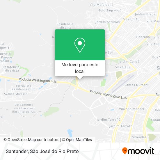 Santander mapa