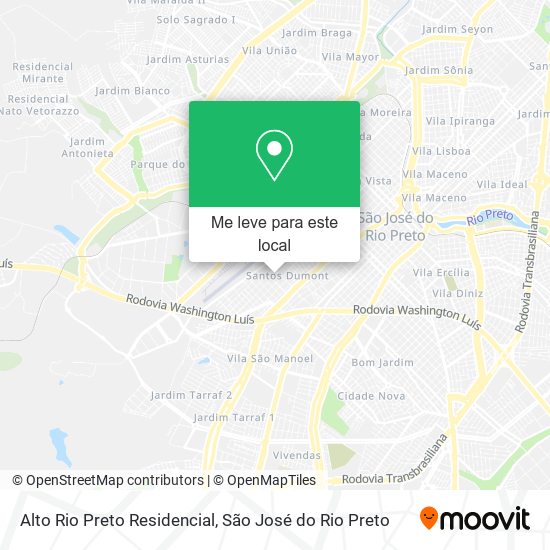 Alto Rio Preto Residencial mapa