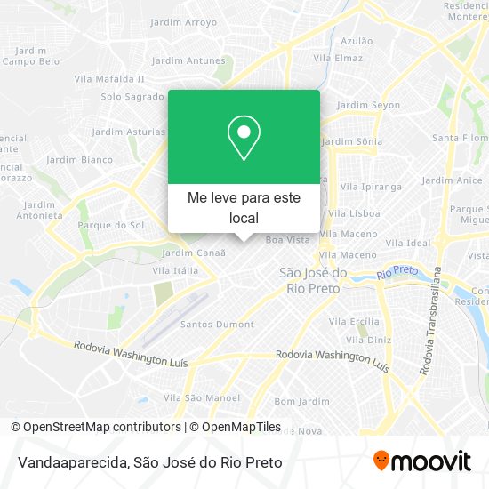 Vandaaparecida mapa