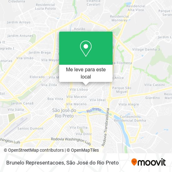Brunelo Representacoes mapa