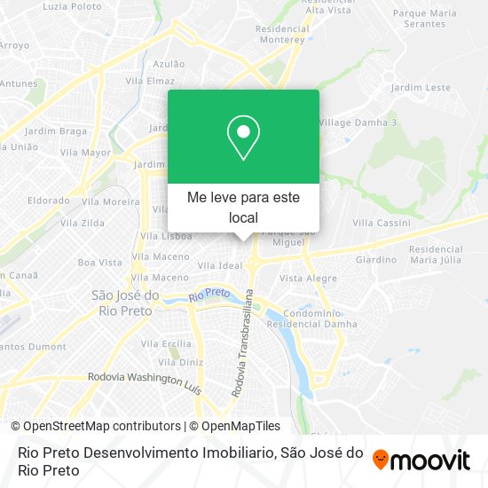 Rio Preto Desenvolvimento Imobiliario mapa