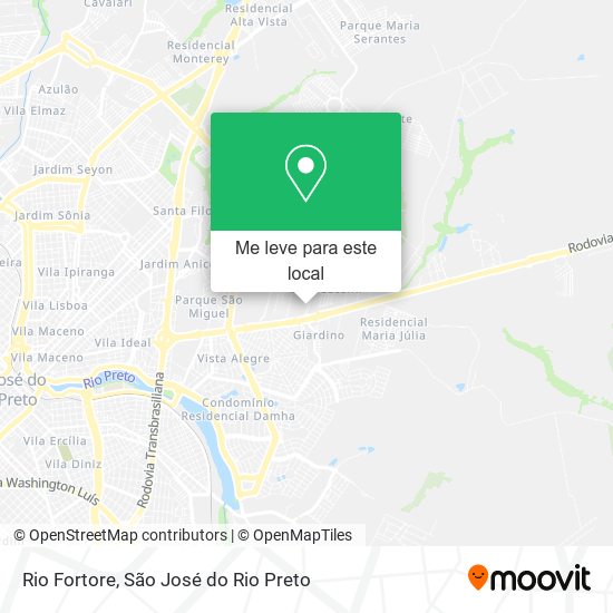 Rio Fortore mapa