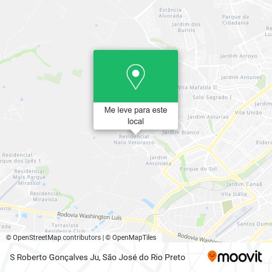 S Roberto Gonçalves Ju mapa