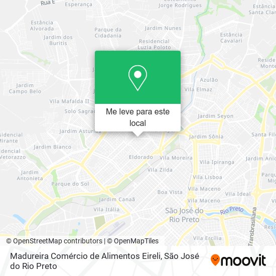 Madureira Comércio de Alimentos Eireli mapa