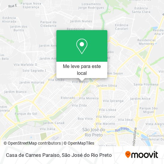 Casa de Carnes Paraíso mapa