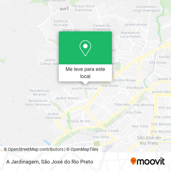 A Jardinagem mapa